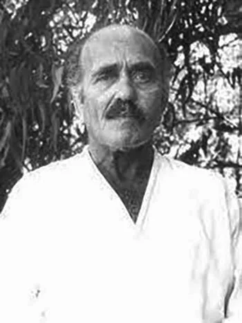 Portrait de Imrich ("Imi") Lichtenfeld, le fondateur officiel de la méthode krav-maga.