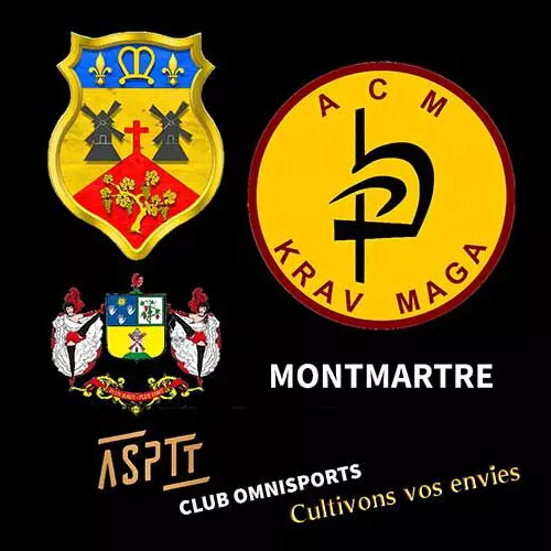 Logo du club "Athlétique Club Montmartre" situé à Paris et affilié à la FKMFDA.