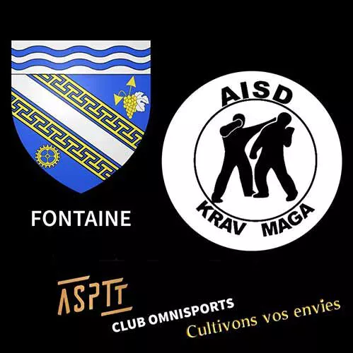 Logo du club "AISD Krav maga" situé à Fontaine et affilié à la FKMFDA.