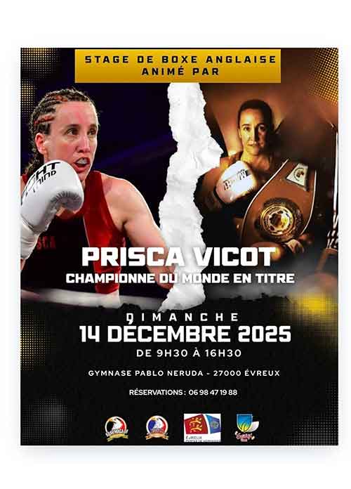 2025 | Stage de Boxe anglaise avec Prisca VICOT