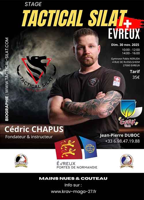 2025 | Stage Tactical Silat avec Cédric CHAPUS
